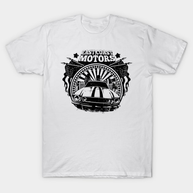 East Coast Motors T-Shirt by Tee-ps-shirt